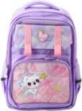 LEAN School Backpack With White Cat