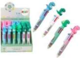 LEAN Toys Multicolor Dinosaur Automatic Pen