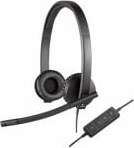 Logitech H570e Stereo Headset black austiņas