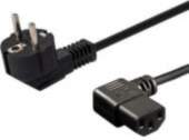 Savio Power cable Schuko (M) angled