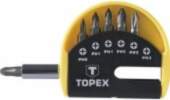 Topex Topex Screwdriver bits with handle