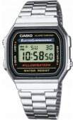 CASIO A168WA Silver Pulkstenis