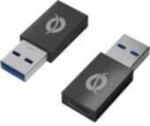 Conceptronic Adapter USB-A / USB-C Grey