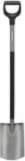 Fiskars ERGONOMIC ROUNDED SPADE GREY Lāpsta
