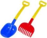 Hemar Shovel and Rake Large Bicolour