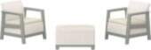 Keter Scandi Linea Balcony Set Pebble