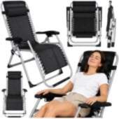 LEAN Folding Garden Beach Deckchair with