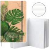 LEAN Notebook Planner Lined Monstera Leaves