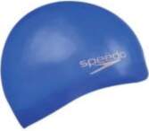 SPEEDO Plain Moulded silicon cap, blue