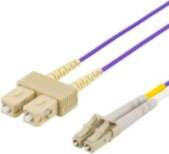 Deltaco LC to SC Duplex Multimode