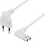 Deltaco Power cable angled CEE 7/