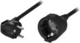 Deltaco Power extension cable angled CEE