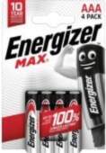 Energizer Max AAA 4pcs Baterijas