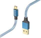 Hama 00201555 Reflective Charging Cable, USB-A