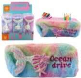 LEAN Plush pencil case with mermaid