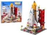LEAN Toys Construction Bricks Space Rocket