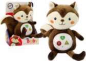 LEAN Toys Plush Squirrel Interactive Educational