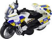 LEAN Toys Police Motorcycle Pull Back