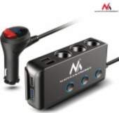 Maclean MCE218 Shutter Socket 12-24V 4xUSB
