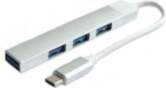 RoGer Hub USB-C 4xUSB2.0 Silver