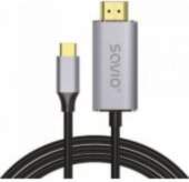 Savio Cable USB-C - HDMI 2