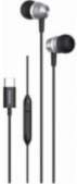 Swissten Metallic USB-C Black austiņas