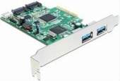 DELOCK PCIe controller 2x USB 3