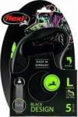 Flexi Flexi automatic leash Black Design