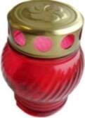 GERALDA Candle red. Ø7x10cm Svece