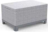 Keter Scandi Storage Table Light Grey