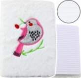 LEAN Plush Notebook Lined With Bird