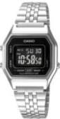 CASIO LA680WA-1BDF Silver Pulkstenis