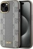 Dkny PU Leather Checkered Pattern Magsafe