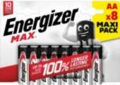 Energizer Max AA/ LR6 8-pack Baterijas