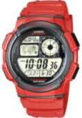 CASIO AE-1000W-4AVDF Red Pulkstenis