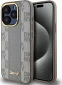 Dkny PU Leather Checkered Pattern Magsafe