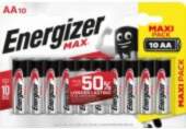 Energizer Max AA 10pcs Baterijas
