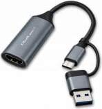 Qoltec Adapter USB C/ USB A/