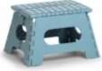 ZELLER STOOL FOLDABLE PLASTIC ICE BLUE