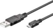 Deltaco USB-A - Micro USB-B 2m