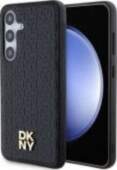 Dkny Leather Pattern Metal Logo MagSafe