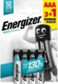 Energizer Max Plus AAA 4pcs Baterijas