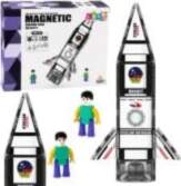 LEAN Toys Magnetic Construction Blocks Space