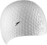 SPEEDO Bubble cap, white Cepurīte