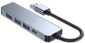 Tech-Protect Hub V0 USB-A Grey Aksesuārs