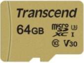 Transcend 500S/ 64GB Micro SDXC Class