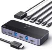 Ugreen CM664 HDMI Switch 2in1 KVM
