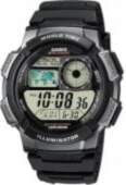 CASIO AE-1000W-1BVDF Silver/ Black Pulkstenis