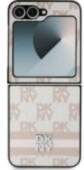 Dkny Checkered Pattern Printed Stripes Case