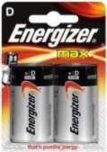 Energizer Max D/ E95 2-pack Baterijas